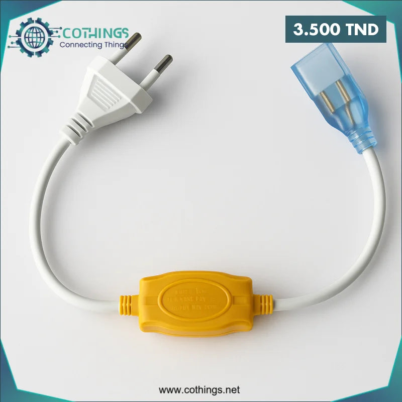 Acheter Fiche d’Alimentation avec Redresseur pour Rubans LED 220V en Tunisie -  Disponible au meilleur prix sur CoThings