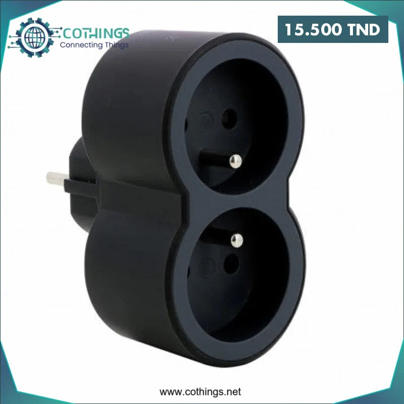 Acheter FICHE MULTIPRISE - 2 X 2P+T - FRONTALE - NOIR - LEGRAND 049432 en Tunisie -  Disponible au meilleur prix sur CoThings
