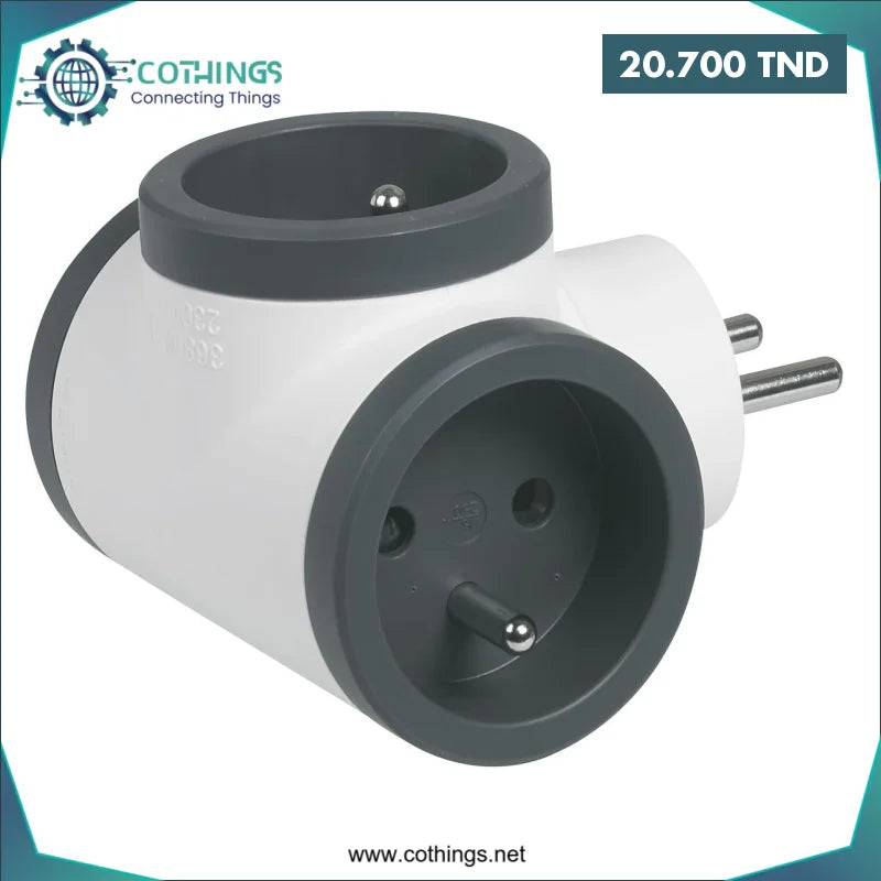 Acheter Fiche Multiprise Triplite Legrand 3 Prises Latérales en Tunisie -  Disponible au meilleur prix sur CoThings