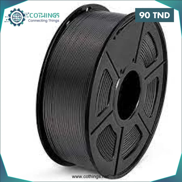 Acheter Filament PLA 3D 1,75 mm Noir 1KG/Rouleau en Tunisie -  Disponible au meilleur prix sur CoThings