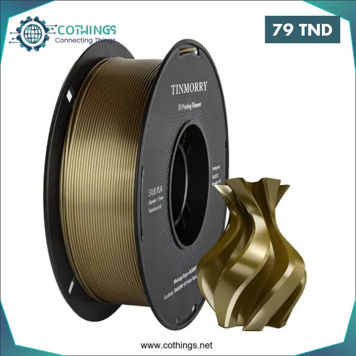 Acheter Filament PLA en Bronze SILK 1,75 mm 1 kg en Tunisie -  Disponible au meilleur prix sur CoThings