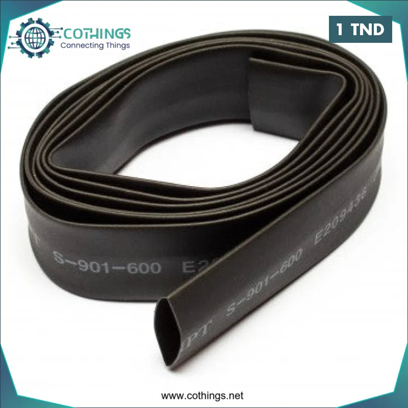 Acheter Gaine Thermorétractable 10mm Noir 1 Mètre en Tunisie -  Disponible au meilleur prix sur CoThings