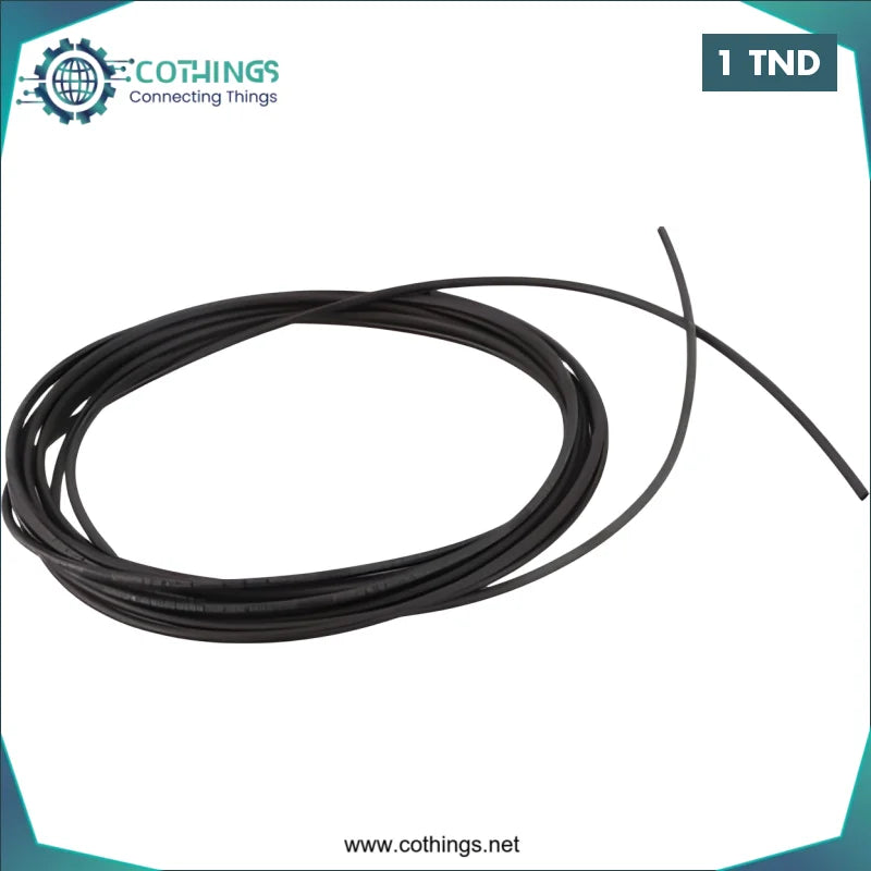 Acheter Gaine Thermorétractable 2,5 mm noir 1 mètre en Tunisie -  Disponible au meilleur prix sur CoThings