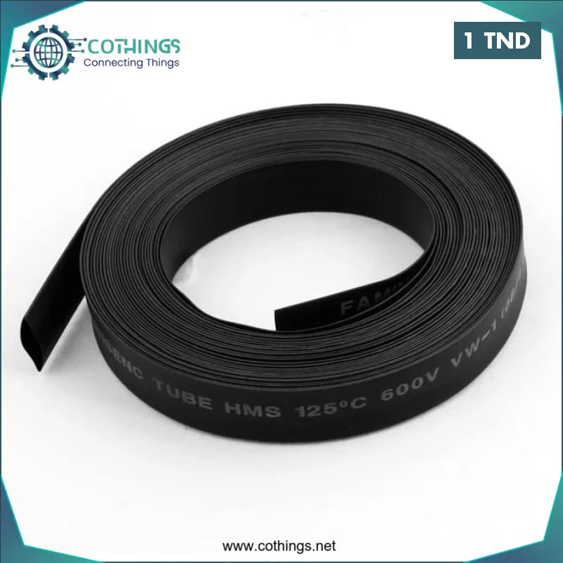 Acheter Gaine Thermorétractable 4mm Noir 1 Mètre en Tunisie -  Disponible au meilleur prix sur CoThings