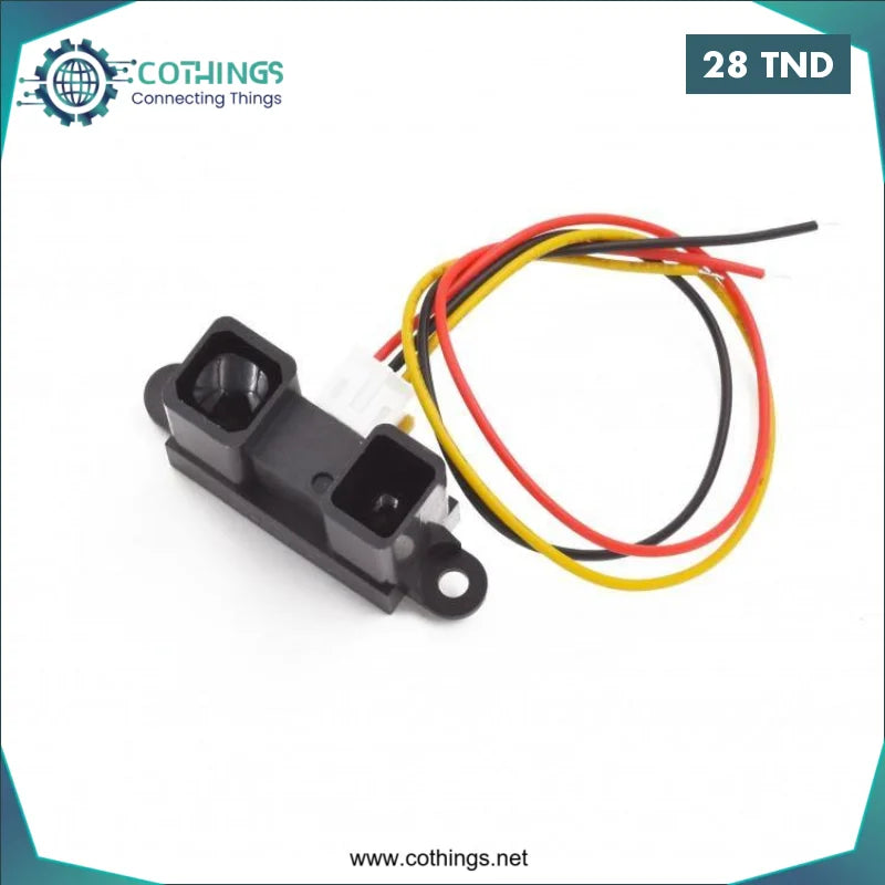 Acheter GP2Y0A02YK0F Capteur Infra Rouge Sharp 20-150 cm + câble en Tunisie -  Disponible au meilleur prix sur CoThings