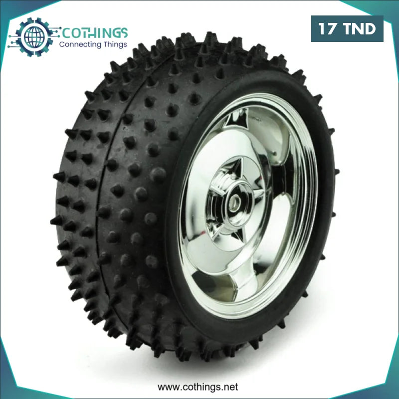 Acheter Grande roue de voiture intelligente de robot de 85 mm, surface de largeur de 38 mm en Tunisie -  Disponible au meilleur prix sur CoThings