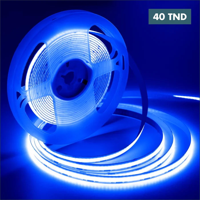 Acheter Guirlande COB 12V 8mm 320LM 5ML Bleu en Tunisie -  Disponible au meilleur prix sur CoThings