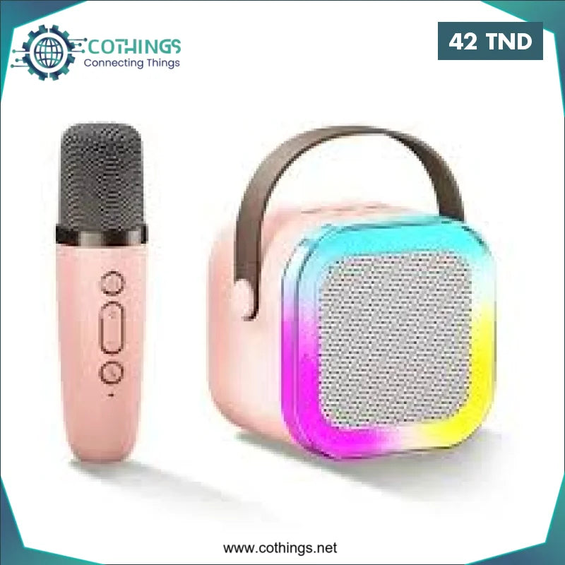 Acheter Haut parleur Bluetooth K12 portable avec microphone sans fil en Tunisie -  Disponible au meilleur prix sur CoThings