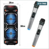 Acheter Haut Parleur Rechargable 30W + 2 Micro Sans Fil GY8809 en Tunisie - Disponible au meilleur prix sur CoThings