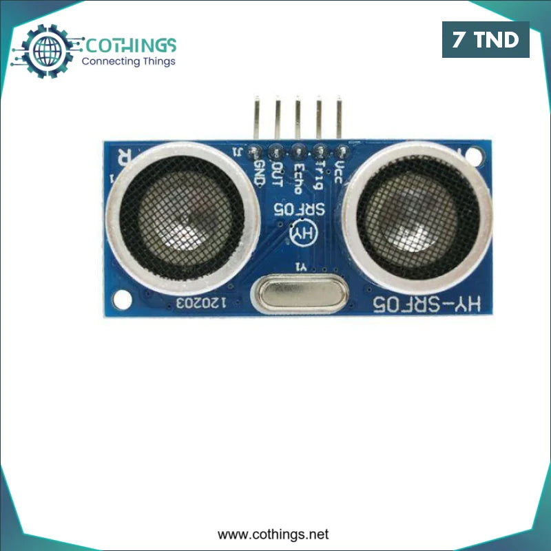 Acheter HC-SR05/HY-SRF05 MODULE CAPTEUR ULTRASONS 5 PINES en Tunisie -  Disponible au meilleur prix sur CoThings