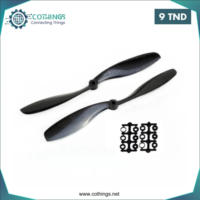 Acheter Hélices RC 10x45 Noir (paire) en Tunisie -  Disponible au meilleur prix sur CoThings
