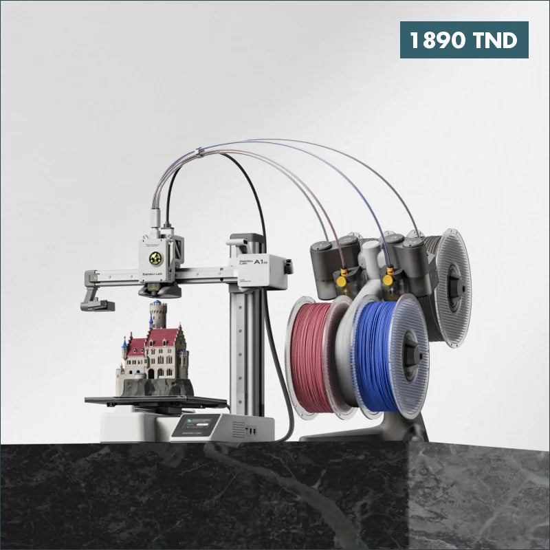 Acheter Imprimante 3D Bambu Lab A1 Mini COMBO en Tunisie -  Disponible au meilleur prix sur CoThings
