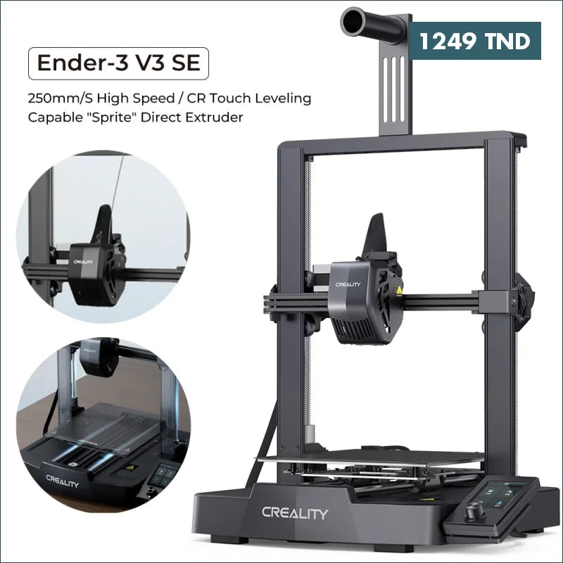 Acheter Imprimante 3D Creality Ender-3 V3 SE en Tunisie -  Disponible au meilleur prix sur CoThings