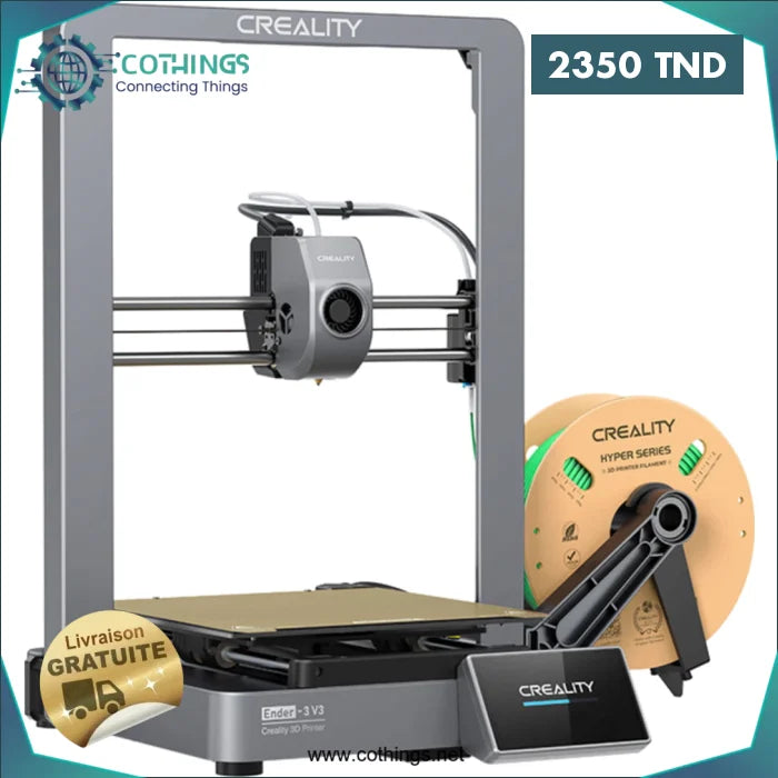 Acheter Imprimante 3D Creality Ender-3 V3 en Tunisie -  Disponible au meilleur prix sur CoThings