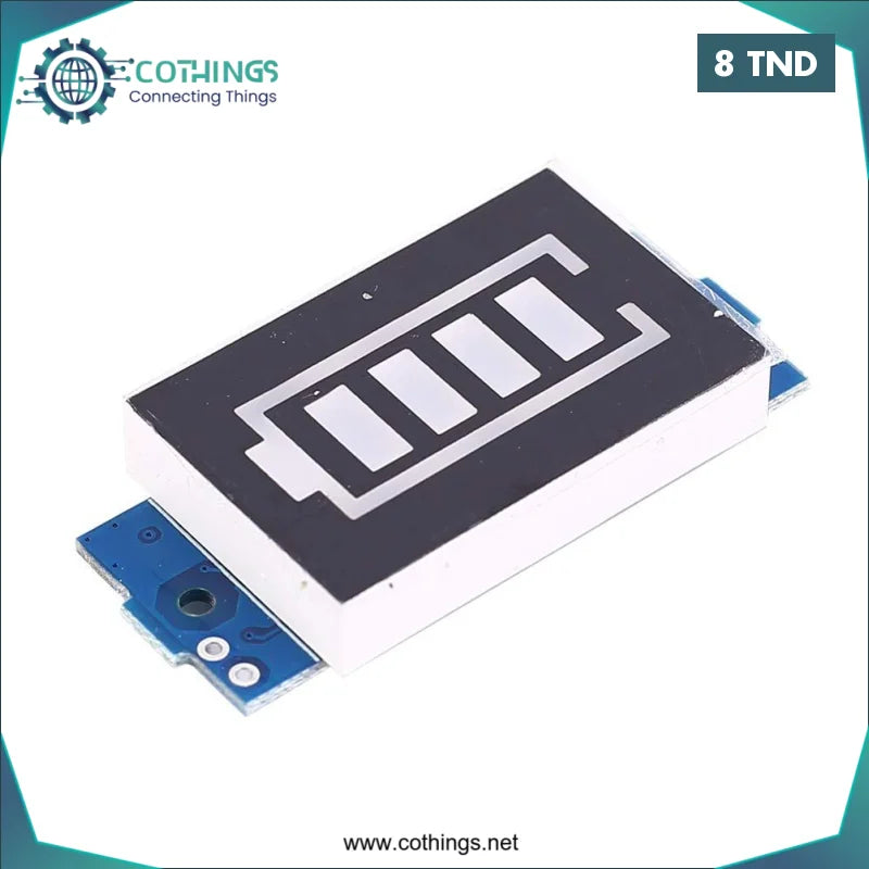 Acheter Indicateur de capacité de batterie au Lithium série 1S en Tunisie -  Disponible au meilleur prix sur CoThings