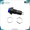 Acheter Interrupteur à bouton-poussoir rond autobloquant en plastique PBS-11A bleu 12 mm 2 broches en Tunisie - Disponible au meilleur prix sur CoThings