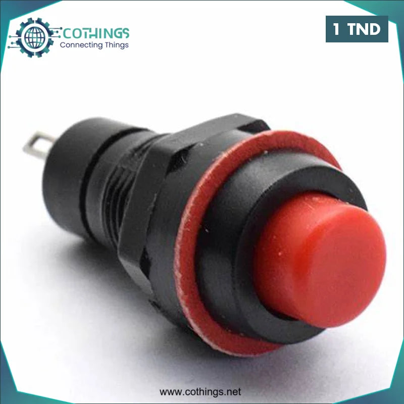 Acheter Interrupteur à bouton-poussoir rond en Tunisie -  Disponible au meilleur prix sur CoThings
