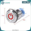Acheter Interrupteur etanche en metal rouge 16MM 12-24V en Tunisie - Disponible au meilleur prix sur CoThings