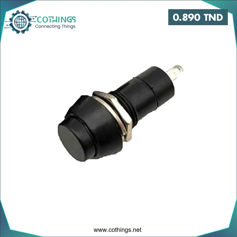 Acheter Interrupteur rond noir en Tunisie -  Disponible au meilleur prix sur CoThings