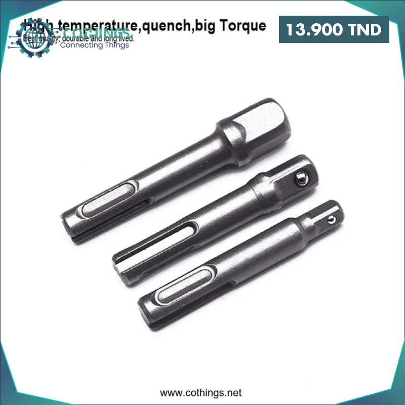 Acheter Jeu de 3 adaptateurs SDS-PLUS à douilles Harden en Tunisie -  Disponible au meilleur prix sur CoThings