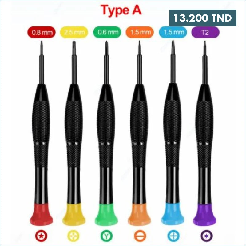 Acheter Jeu de 6 tournevis de précision 6309A en Tunisie -  Disponible au meilleur prix sur CoThings