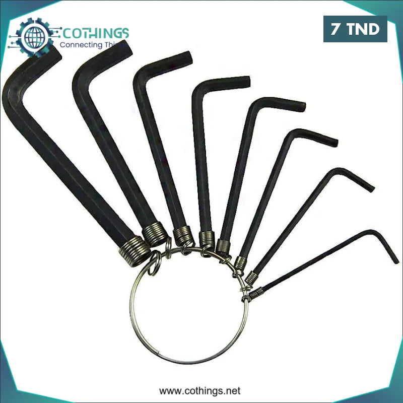 Acheter Jeu de clés Allen 8 en 1 à clé hexagonale 1,5 mm à 6 mm Kit d’outils à main en Tunisie -  Disponible au meilleur prix sur CoThings