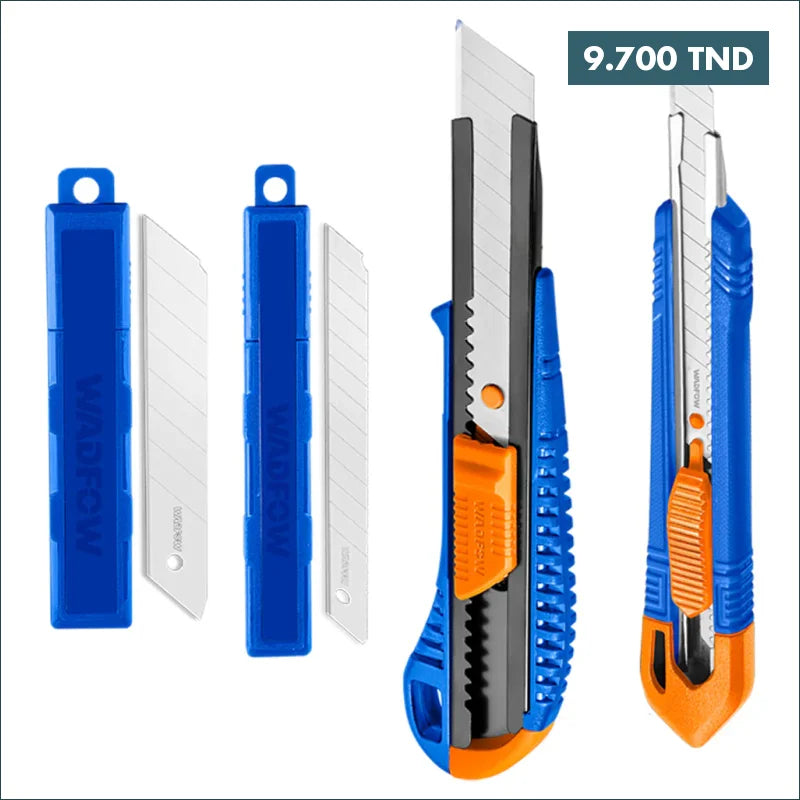 Acheter Jeu de Cutter WADFOW 9 cm et 18 cm avec 20 lames en Tunisie -  Disponible au meilleur prix sur CoThings