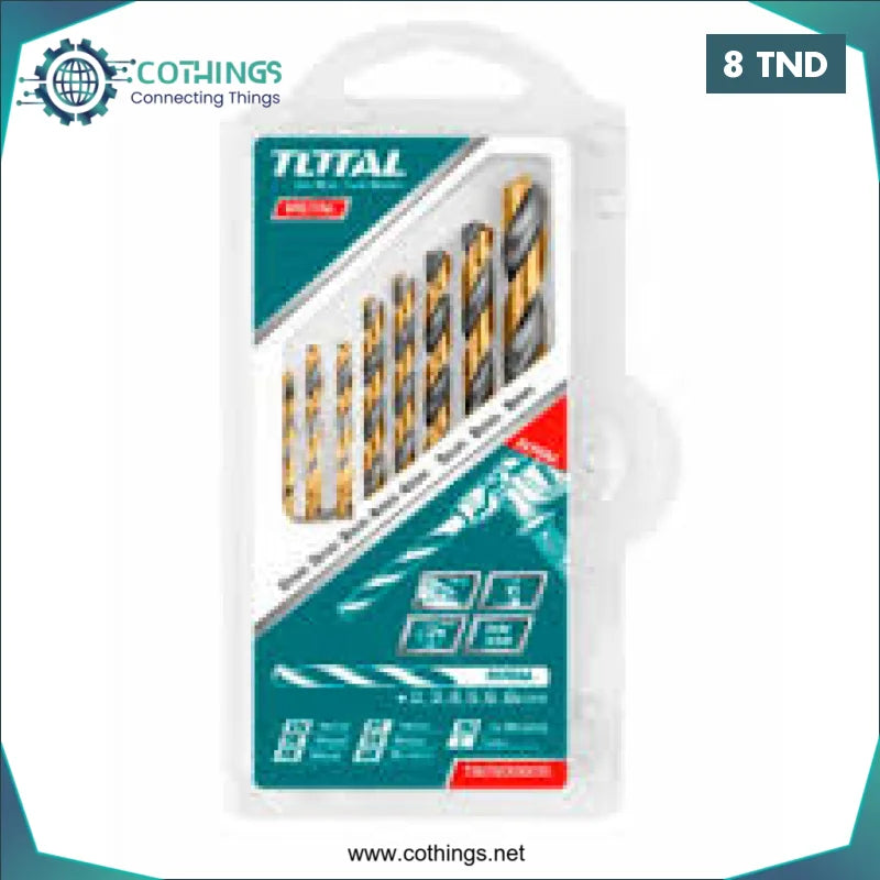 Acheter Jeu De Meche Acier HSS 8pcs 2-8mm TOTAL en Tunisie -  Disponible au meilleur prix sur CoThings