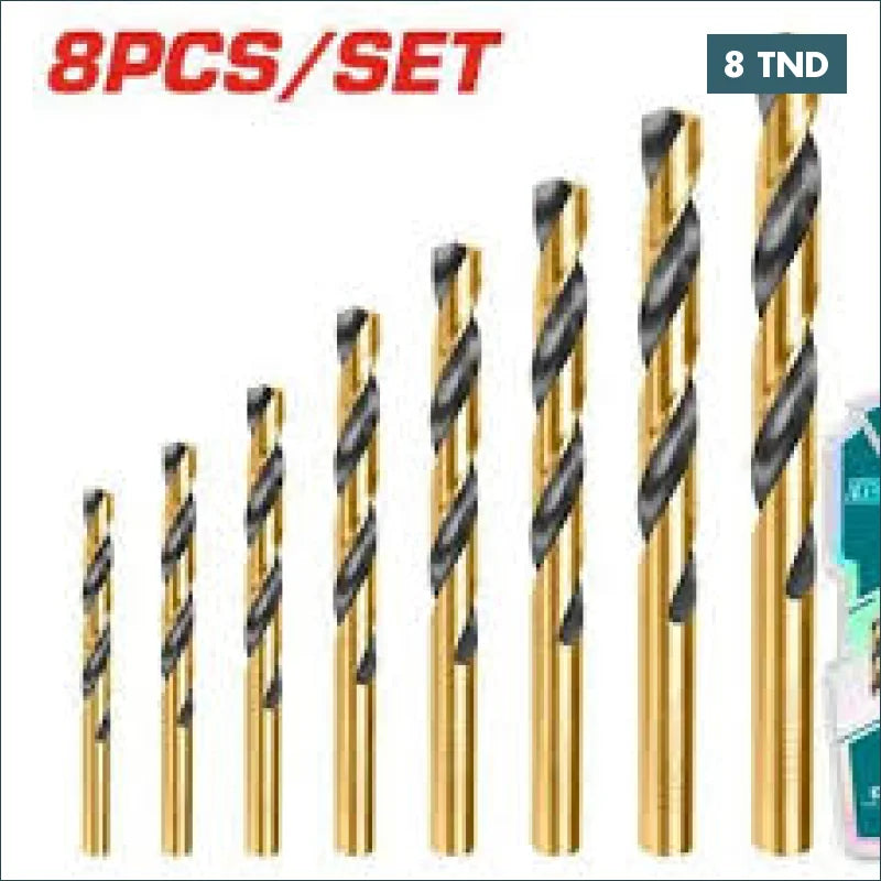Acheter Jeu De Meche Acier HSS 8pcs 2-8mm TOTAL en Tunisie -  Disponible au meilleur prix sur CoThings