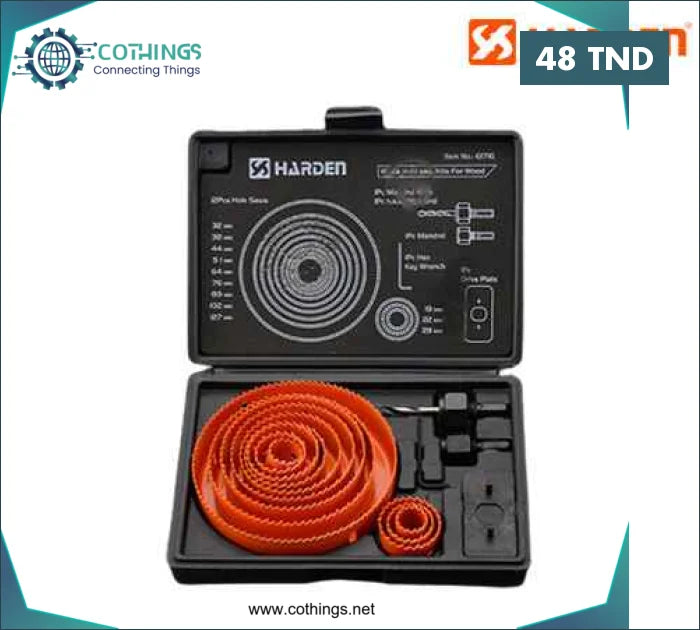 Acheter Jeu de scies cloches pour bois 16 pièces Harden 610548 en Tunisie -  Disponible au meilleur prix sur CoThings