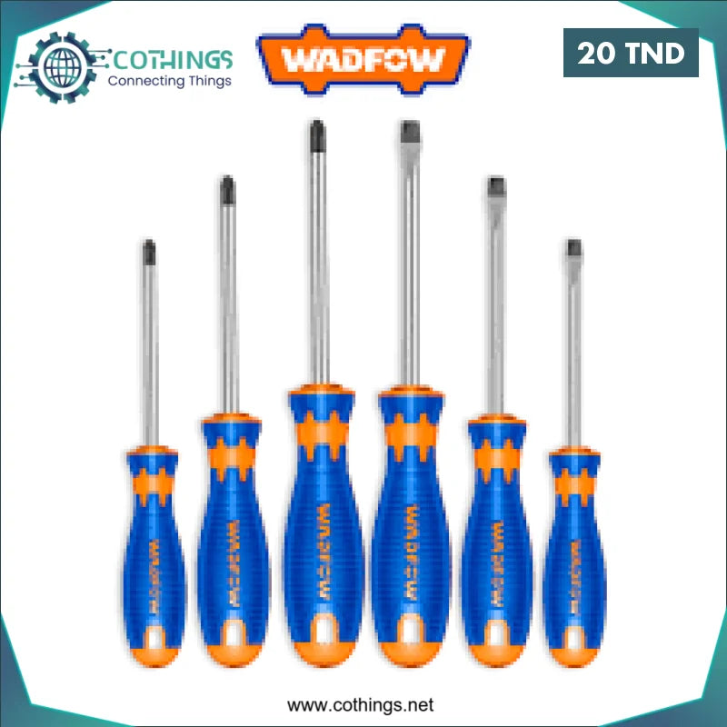 Acheter Jeu de tournevis F/A 6 pcs WADFOW en Tunisie -  Disponible au meilleur prix sur CoThings