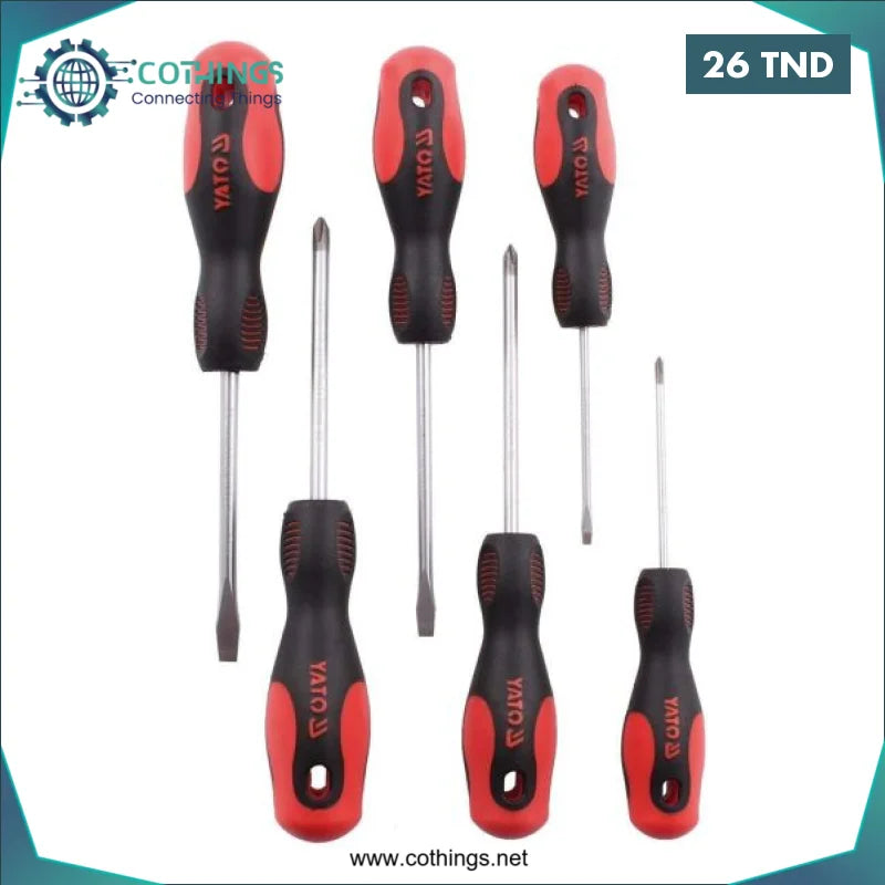 Acheter Jeu de tournevis F/A 6pcs YATO en Tunisie -  Disponible au meilleur prix sur CoThings