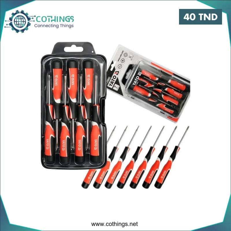 Acheter Jeu De Tournevis De Precision 7pcs F/A YATO en Tunisie -  Disponible au meilleur prix sur CoThings