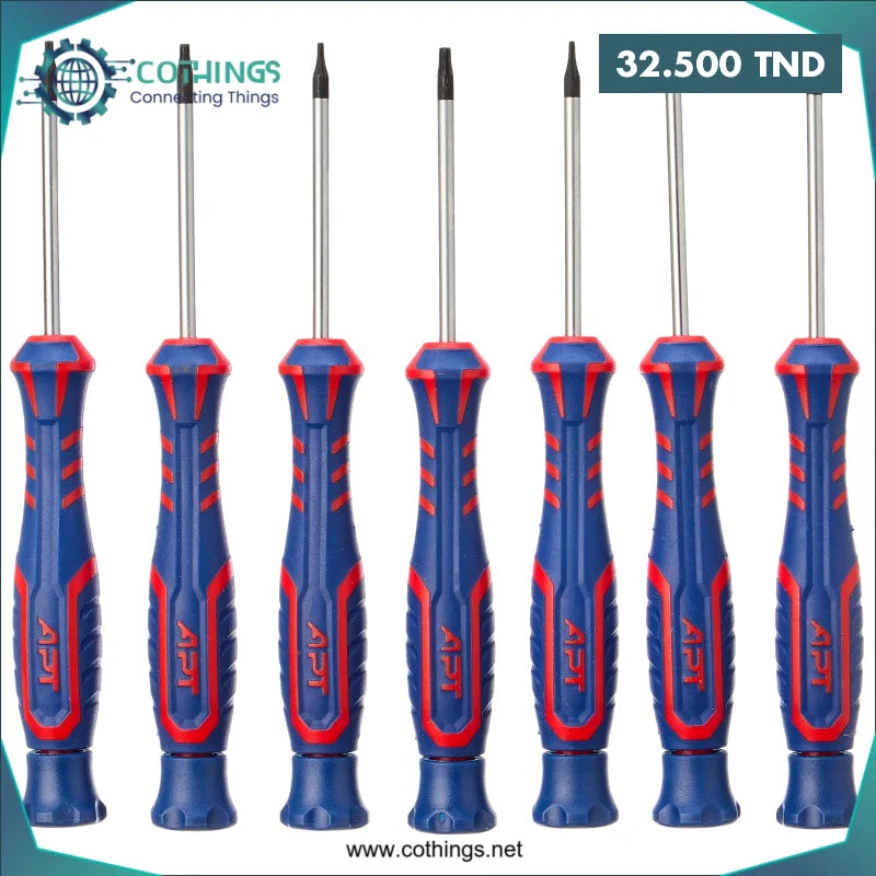 Acheter Jeu De Tournevis TORX De Precision 7 pcs APT en Tunisie -  Disponible au meilleur prix sur CoThings