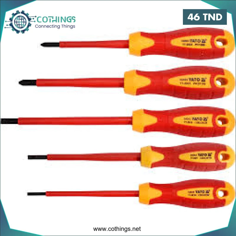 Acheter Jeu De Tournvis Isole 1000V 5pcs YATO en Tunisie -  Disponible au meilleur prix sur CoThings