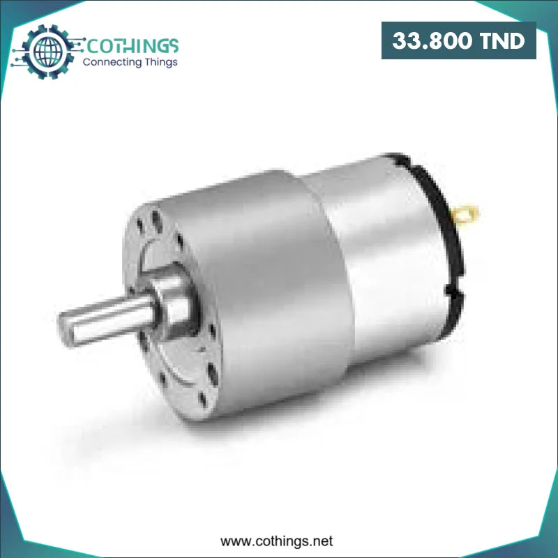 Acheter JGB37-520 DC12V 320RPM/MIN Moteur réducteur de vitesse cc brossé avant et arrière miniature en Tunisie -  Disponible au meilleur prix sur CoThings