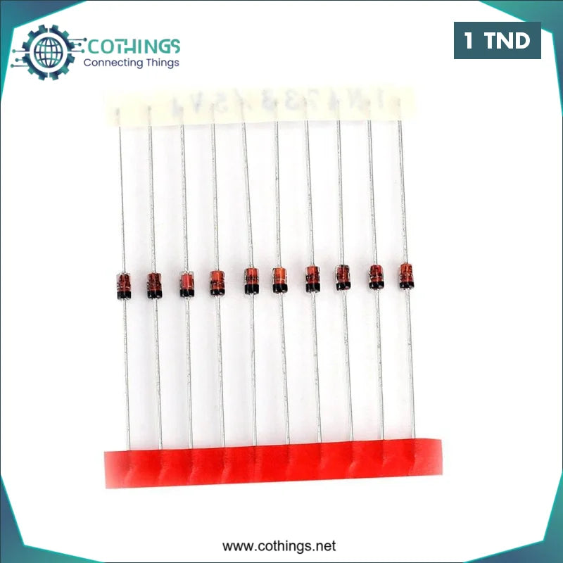 Acheter Kit assorti de diodes Zener (10 diodes) 1N4751 30V en Tunisie -  Disponible au meilleur prix sur CoThings