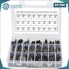 Acheter Kit de condensateur électrolytique enfichable 500 pièces 0,1 uf-1000 uf (Boite en plastique) en Tunisie - Disponible au meilleur prix sur CoThings