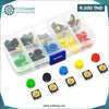 Acheter Kit d’interrupteur à bouton 25 pièces (y compris: interrupteur 12x12x7.3mm 25 pièces jaune / rouge / en Tunisie - Disponible au meilleur prix sur CoThings