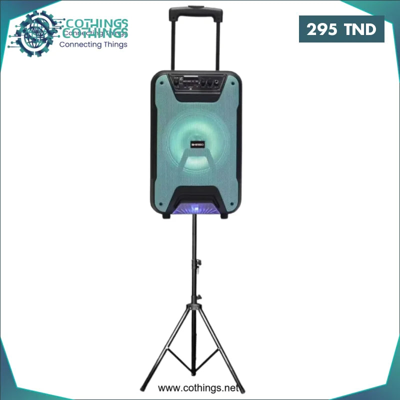 Acheter Kit Haut-parleur Bluetooth Kimiso QS5807 Avec Support Tripied en Tunisie -  Disponible au meilleur prix sur CoThings