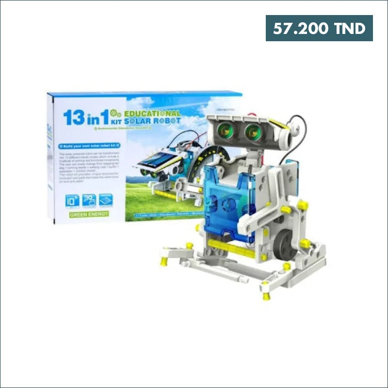 Acheter Kit Robot Solaire Educatif 13-en-1 en Tunisie -  Disponible au meilleur prix sur CoThings