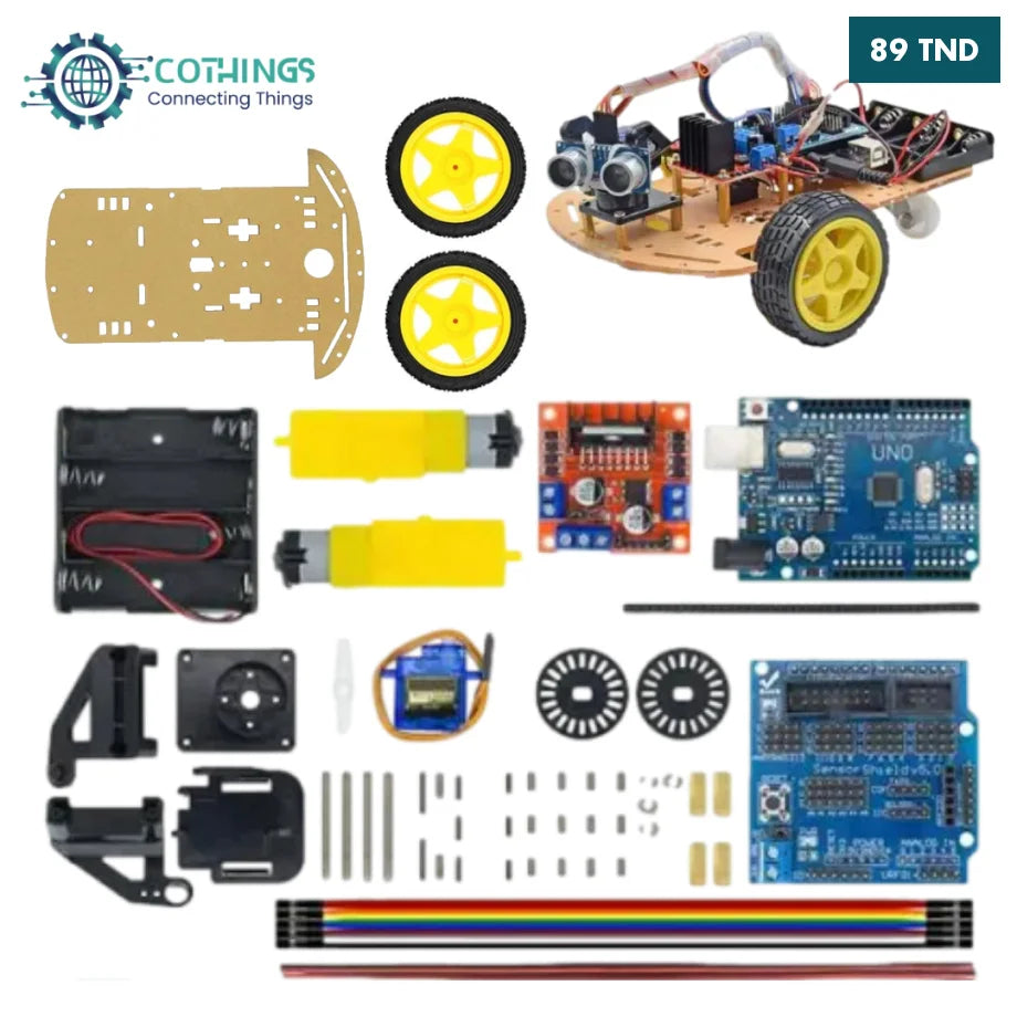 Kit De Châssis De Voiture Kit De Voiture Robotique Intelligente Pour Projet Arduino, K Châssis Kit De Châssis De Voiture Kit De Voiture Robotique Intelligente Pour Projet Arduino, K Châssis