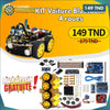 Acheter Kit Voiture 4WD Bluetooth 4 roues en Tunisie - Disponible au meilleur prix sur CoThings