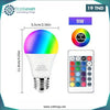 Acheter Lampe E27 LED Multicolor RGB 220V avec telecommande en Tunisie - Disponible au meilleur prix sur CoThings