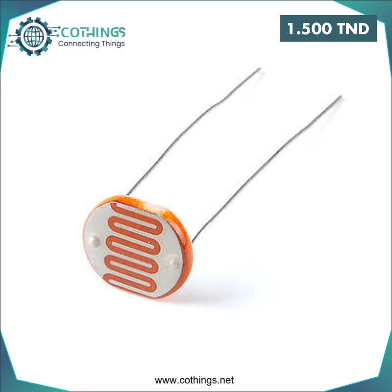 Acheter LDR Photosensitive Resistor 12528 10-20K en Tunisie -  Disponible au meilleur prix sur CoThings