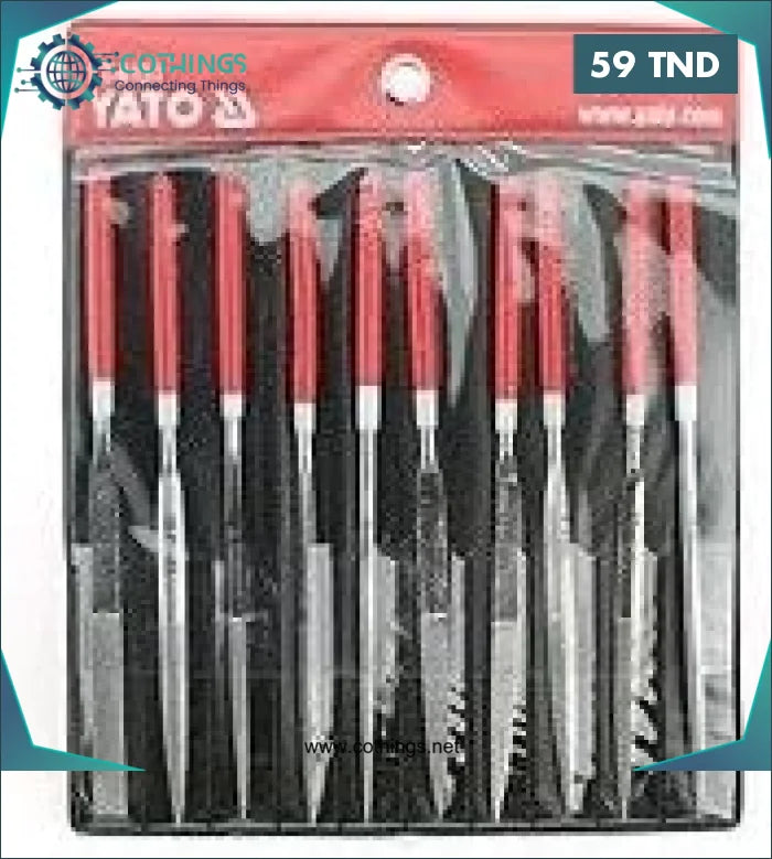 Acheter Lot de 10 limes à aiguilles diamantées 4 x 160 x 50 mm YATO YT-6151 en Tunisie -  Disponible au meilleur prix sur CoThings