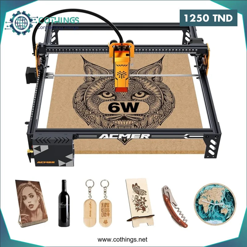 Acheter Machine de gravure Laser 6W ACMER P1 S  PRO en Tunisie -  Disponible au meilleur prix sur CoThings
