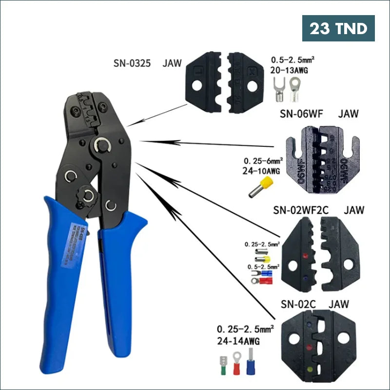 Acheter mâchoire SN-06 Pince à sertir SN-01B en Tunisie -  Disponible au meilleur prix sur CoThings