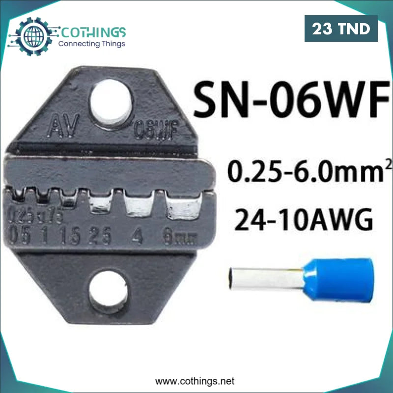 Acheter mâchoire SN-06WF Pince à sertir SN-05WF en Tunisie -  Disponible au meilleur prix sur CoThings