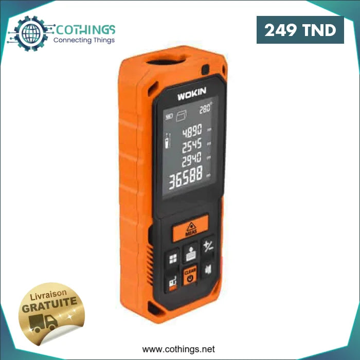 Acheter Mètre laser 60m Wokin en Tunisie -  Disponible au meilleur prix sur CoThings
